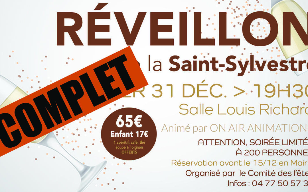 Réveillon de la St Sylvestre