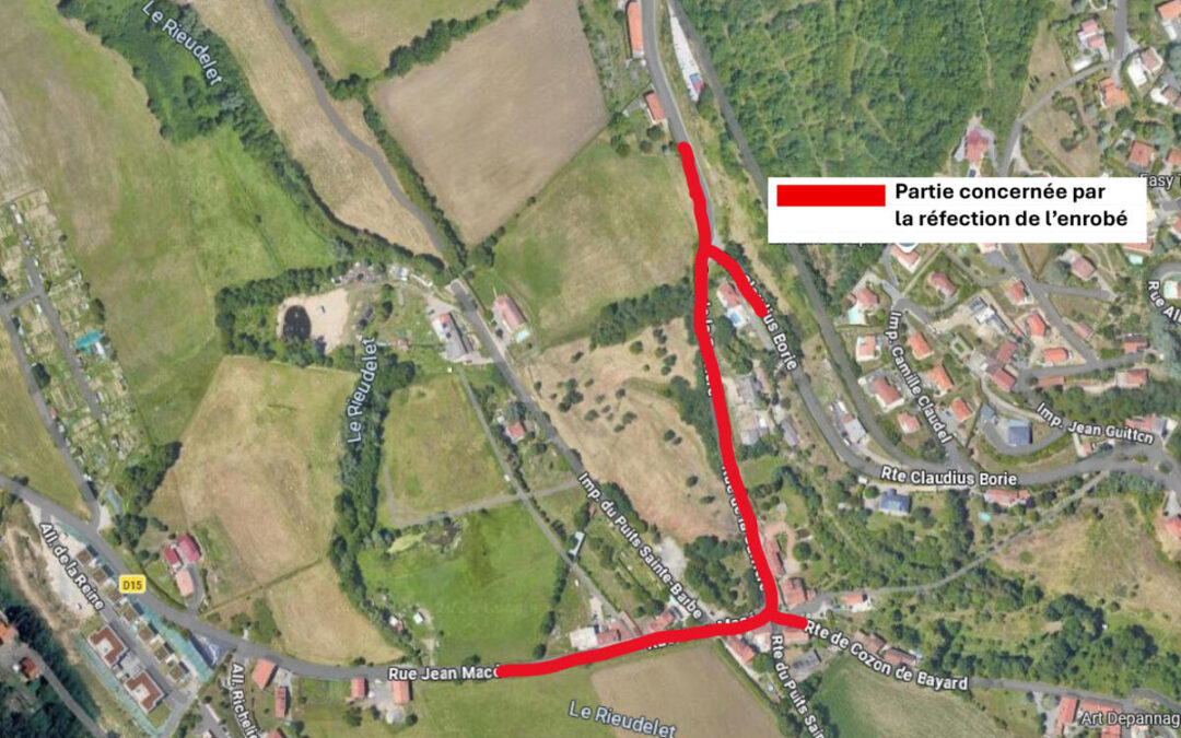 Travaux de sécurisation au Cluzel : circulation perturbée